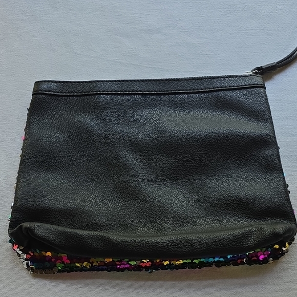 Victoria's Secret Rainbow Sequin Wristlet - Picture 2 of 5